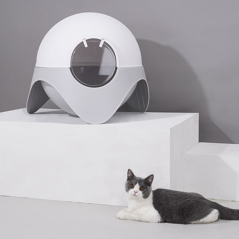 ZEZE-Space Capsule Cat Litter Box 1 each