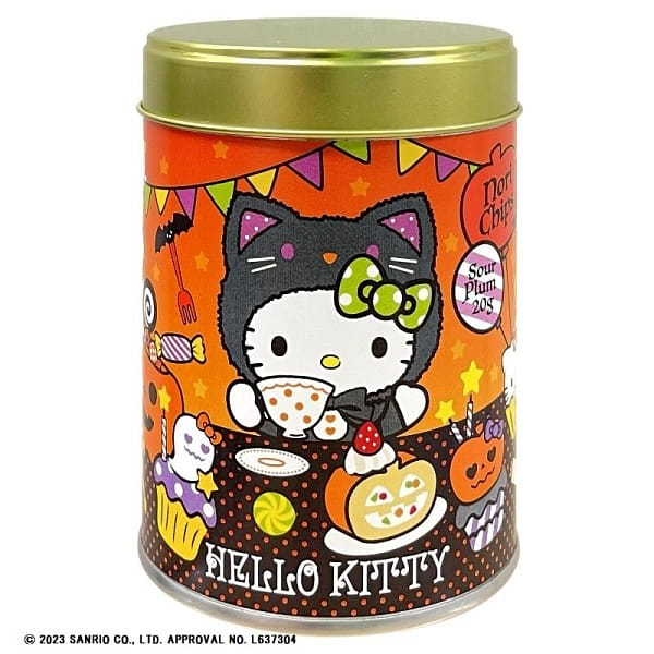 「日本直送」名店の山本海苔店・ハロウィン限定ハローキティシリーズ梅味付け海苔 20g缶入り 20 グラム