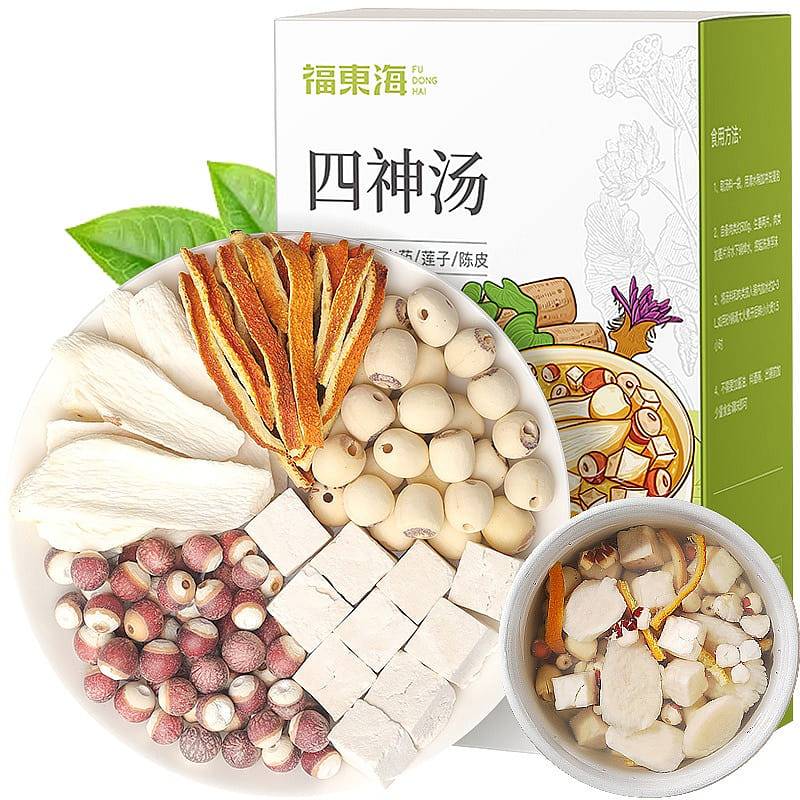 Fudonghai Four Gods Soup Lotus Seed Gorgonzola Yam Poria 400g/box 400 그램