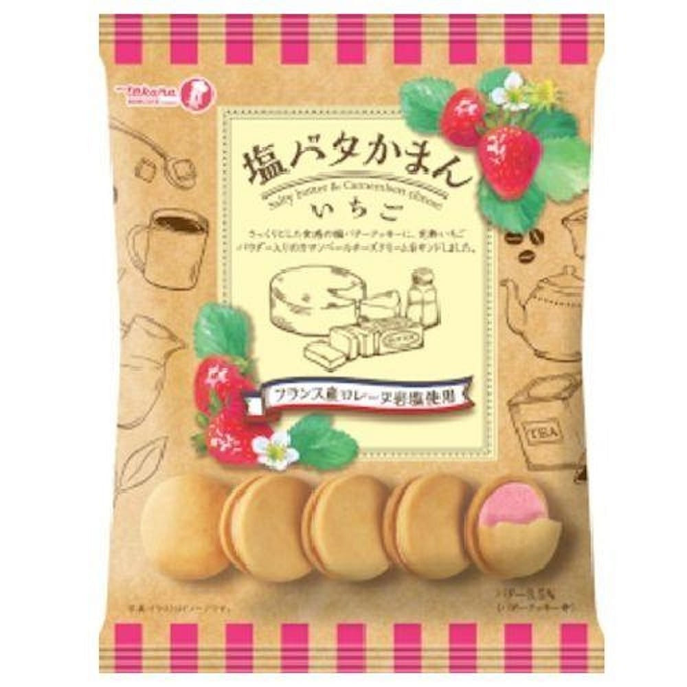 TAKARA Strawberry Cheese Cream Rock Salt Sandwich 102 g