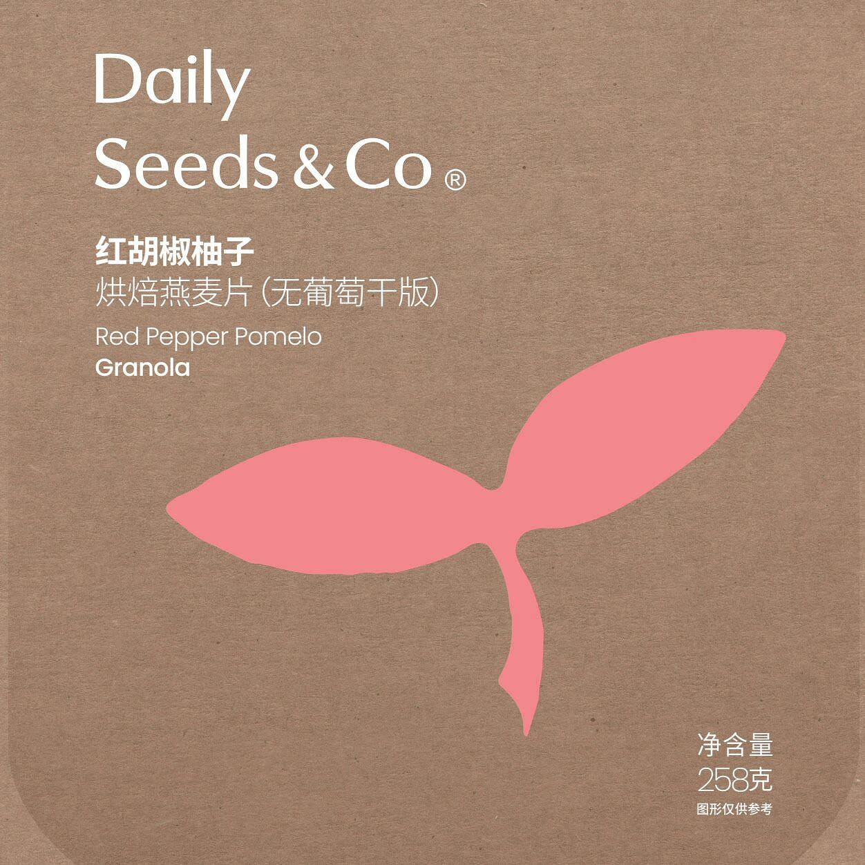 Red pepper grapefruit baked oatmeal No raisin 258 g