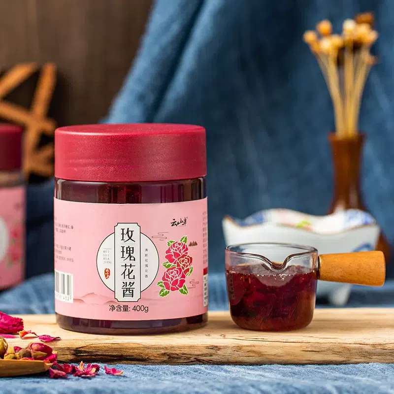 Yunshan Half Yunnan Specialty 0 Fat Rose Sauce 400g * 1 Can 400 グラム