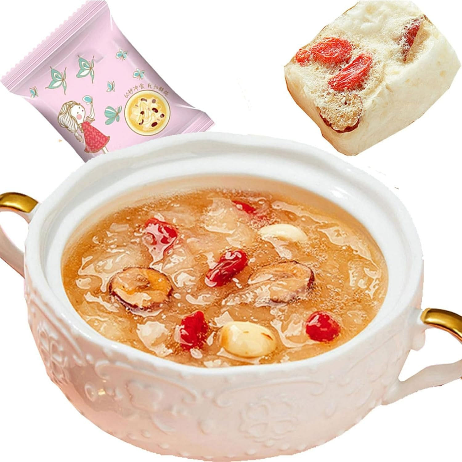 white fungus red dates cinnamon soup 10PCS x15g healthy nutritious porridge 1 개