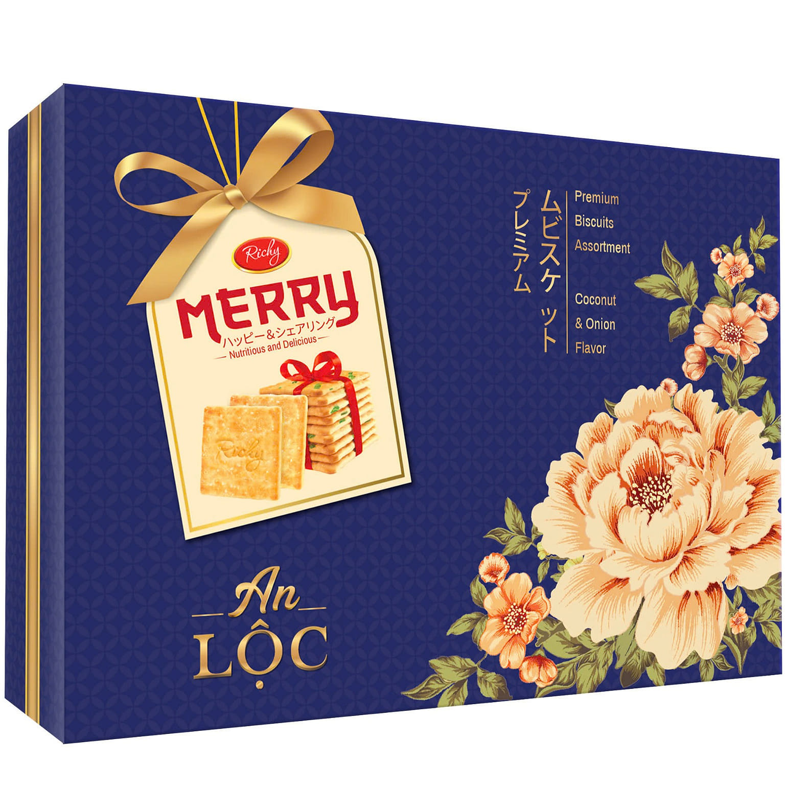 Merry Blue 洋葱椰子饼干 415.5G 415.5 克