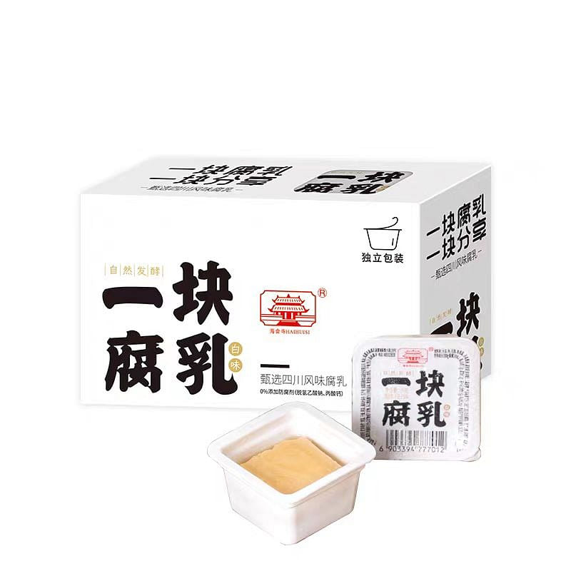 Hai Hui Si A piece of bean curd white flavor 198g*1 box 198 กรัม