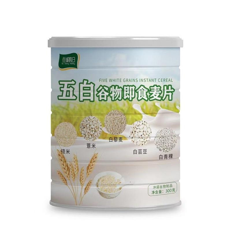 Gucheng Holiday Five White Grain Oatmeal 300g 1 can
