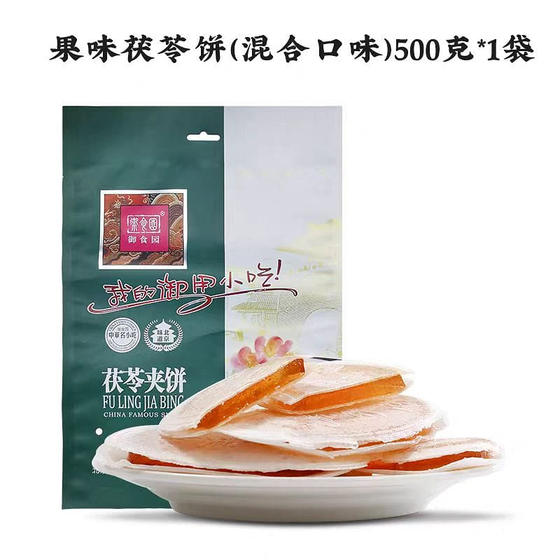 御食園 果味茯苓餅混合味 500g*1袋 500 克