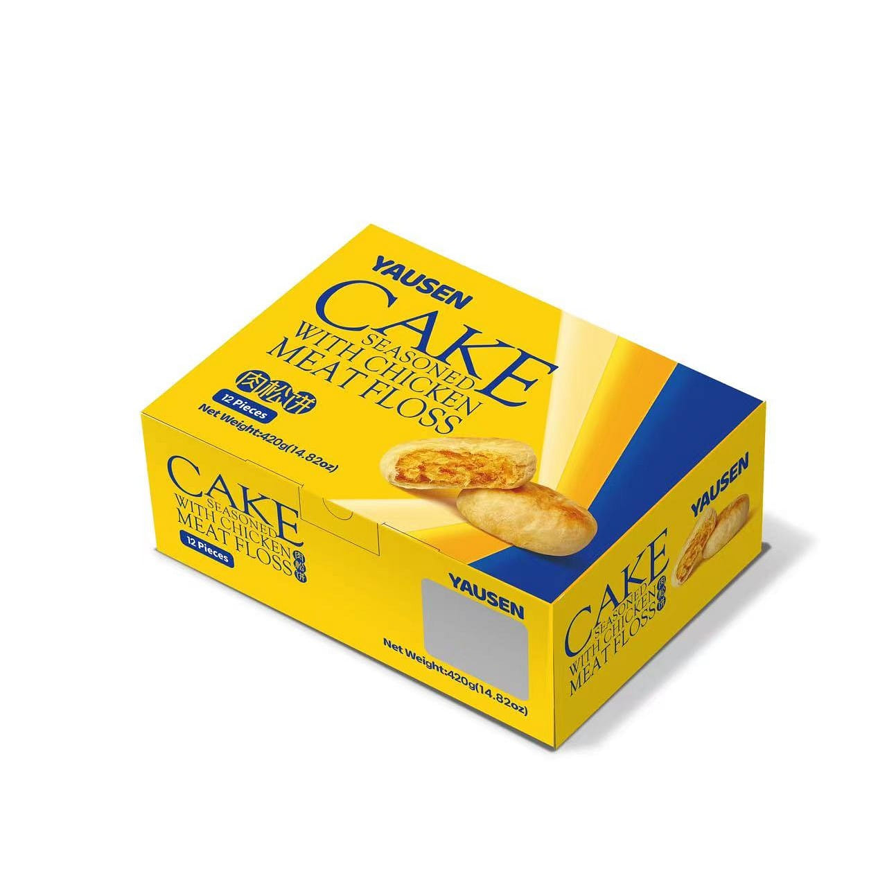 Yausen Cake Seasond With Chicken Meat Floss 420 g