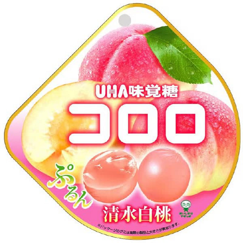 UHA Mikakuto Cororo Shimizu White Peach 40g 1 each