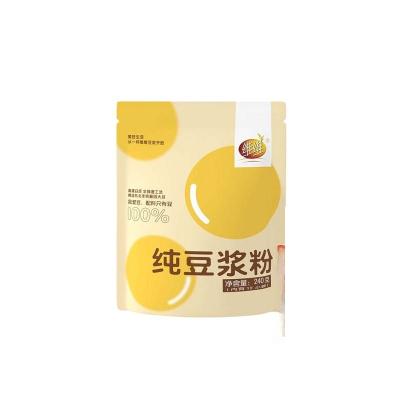 Pure soy milk powder, original flavor, 240g*1 bag 240 กรัม