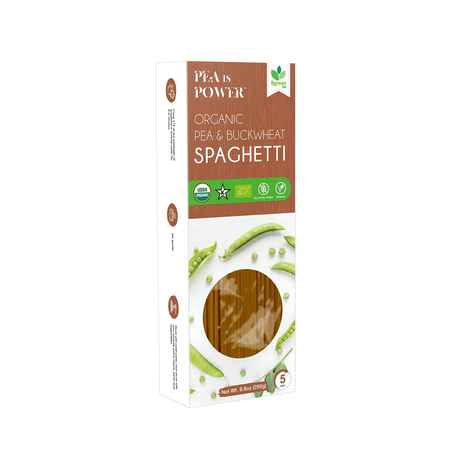 Organic Pea & Buckwheat Spaghetti 8.8 온스