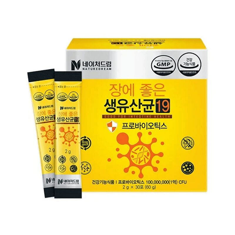 네이처드림 장에 좋은 생유산균19 (2gX30포) 2 그램