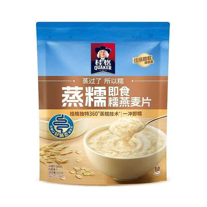 Quaker Steamed glutinous pure oatmeal 600 그램