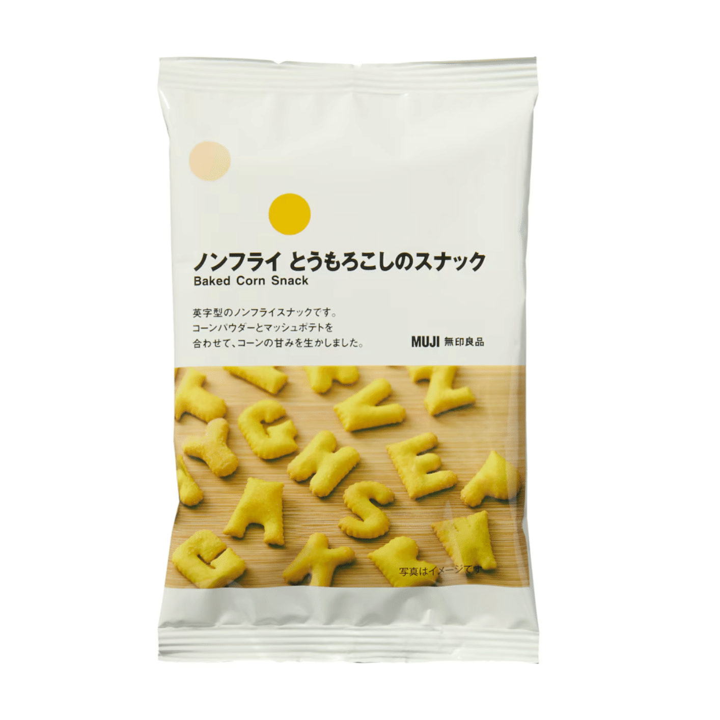 MUJI Baked Corn Cookies 25g 25 그램