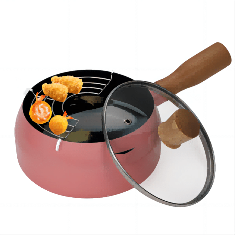 Qing Exhibition Tempura and Auxiliary Food Dual-use Non-stick Deep Fryer 1 개입