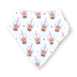 Organic Cotton Bandana Bib 2pcs Set - Boba + Egg Waffle 20 g