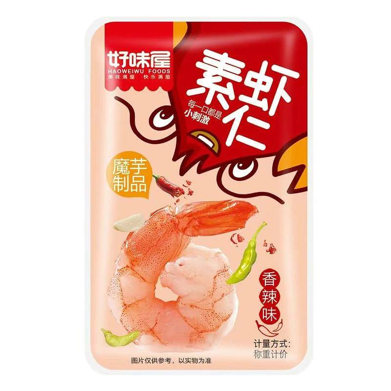 Haoweiyu Konjac Vegetarian Shrimp and Crawfish, Sp 9 g*10 pack