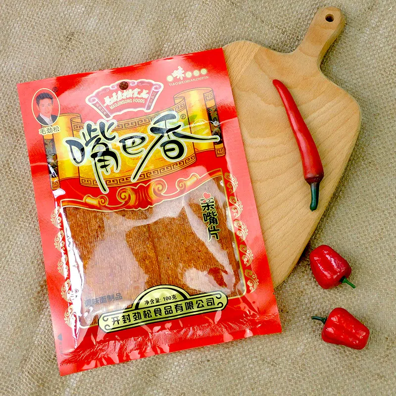 Mao Jinsong Small Gluten Spicy Slice 80g*1 80 g
