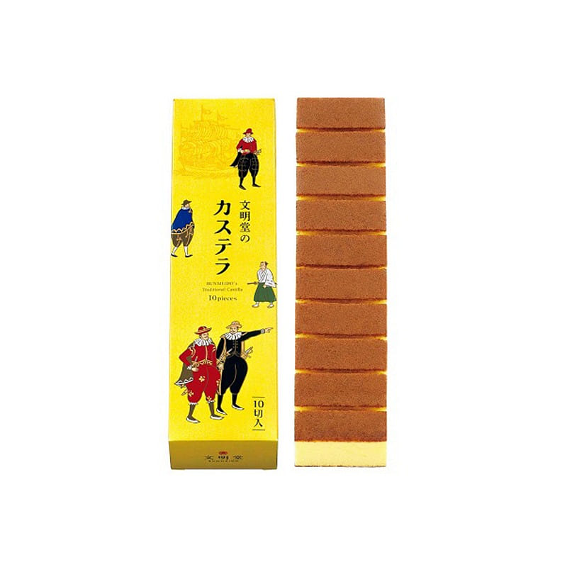 BUNNMEIDOU Rough Sugar Castella 10 pcs 1 케이스
