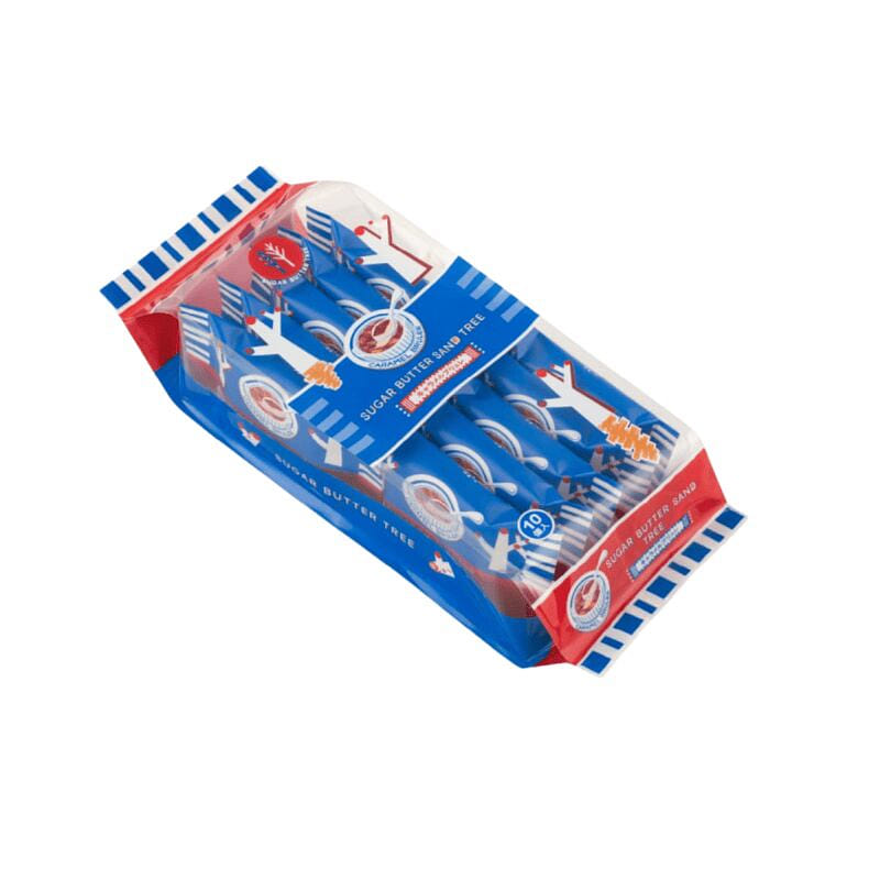 Caramel Brulee butter sandwich cookies (10 pieces) 1 pack
