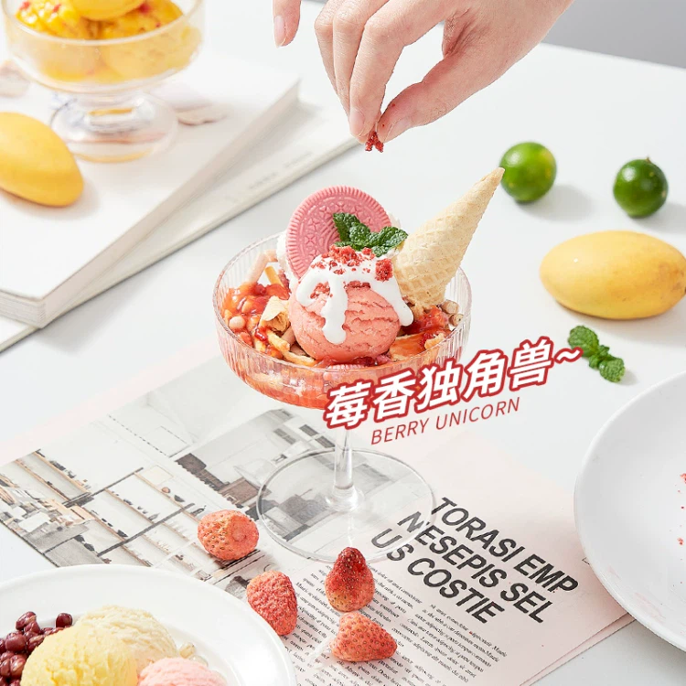 Vanilla flavor of ice cream powder 100 g