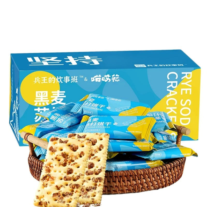 500g box of rye sea salt soda crackers 500 g