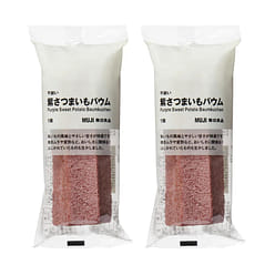MUJI Irregular Purple Sweet Potato Baumkuchen 2pc 2 each