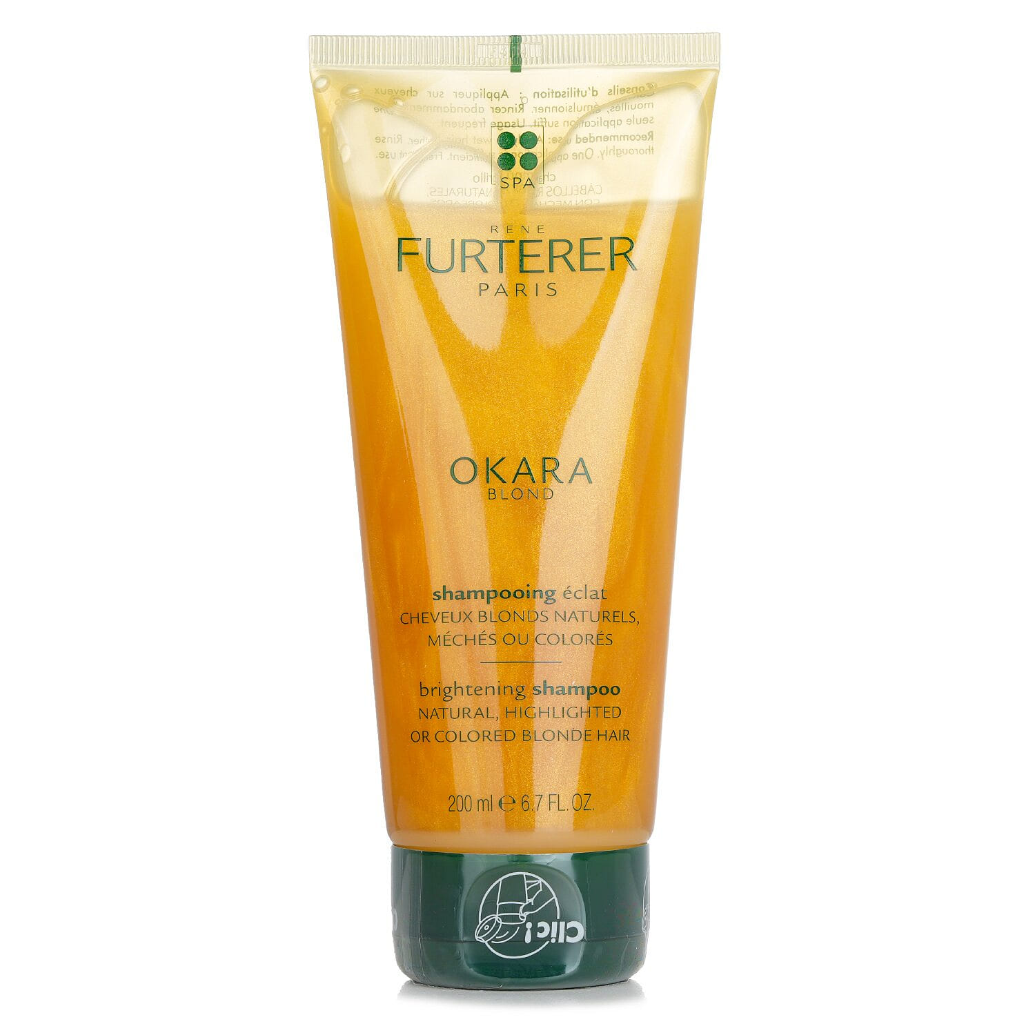 Rene Furterer Okara Blond Blonde Radiance Ritual Brightening Shampoo (Natural, Highlighted or Colored Blonde Hair) 200ml/6.7oz 200 밀리리터