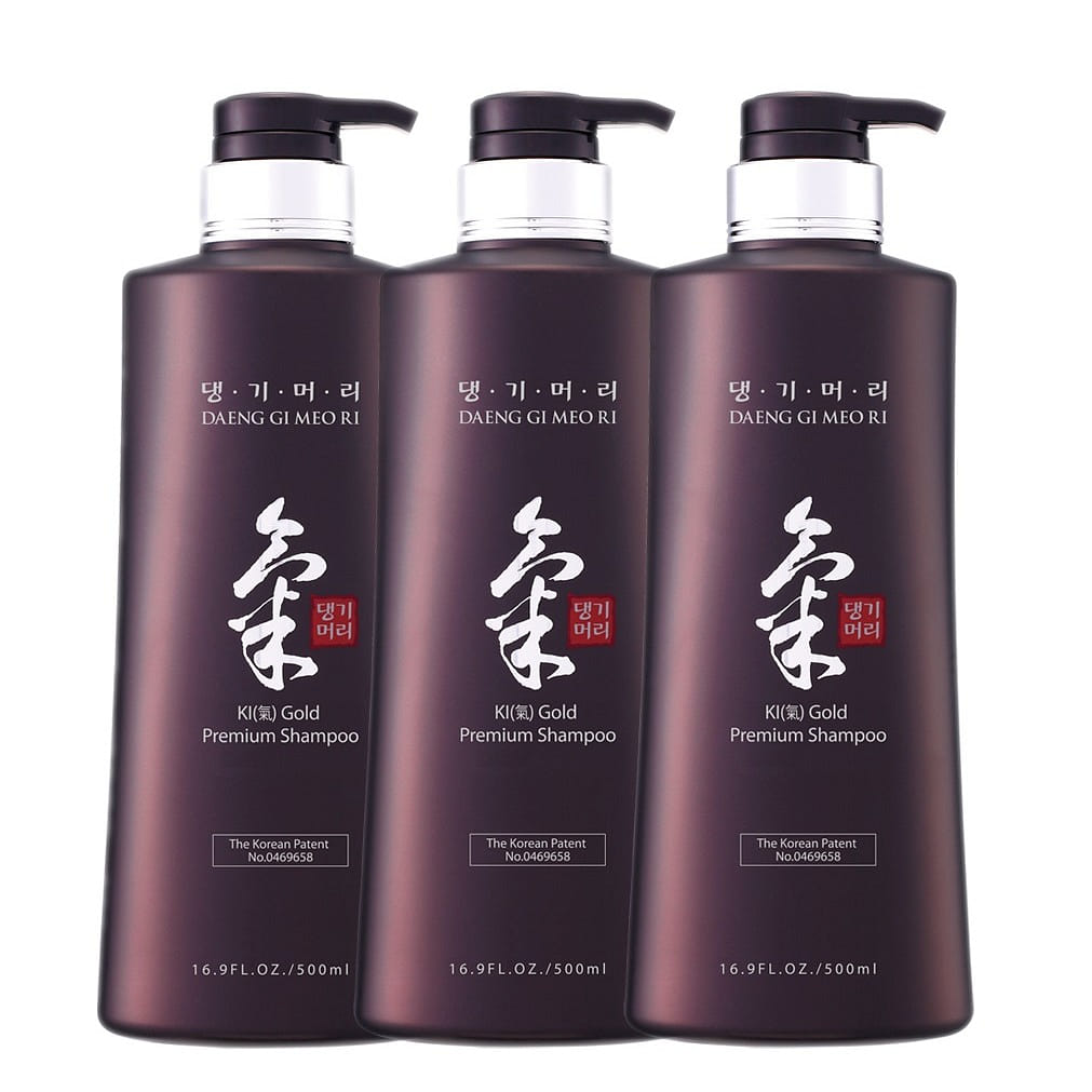 Daeng Gi Meo Ri - Ki Gold Premium Shampoo 3 Set (500ml) - K-Beauty Nourishment 500 밀리리터