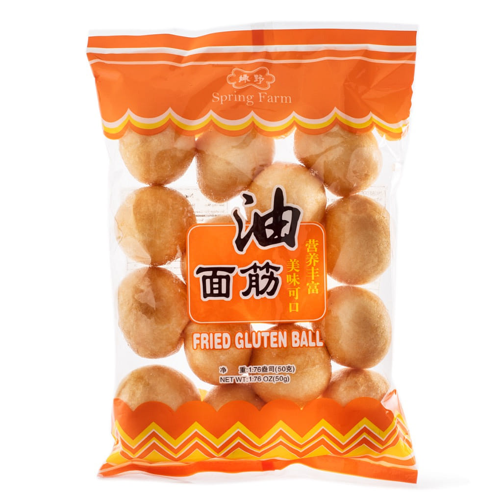 Spring Farm 揚げグルテン 揚げ麩 約12個入 50 グラム