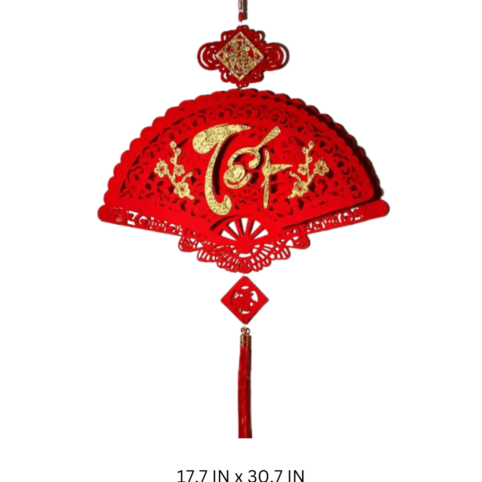 Paper Fan-Shaped Decorations Lunar New Year 1 개