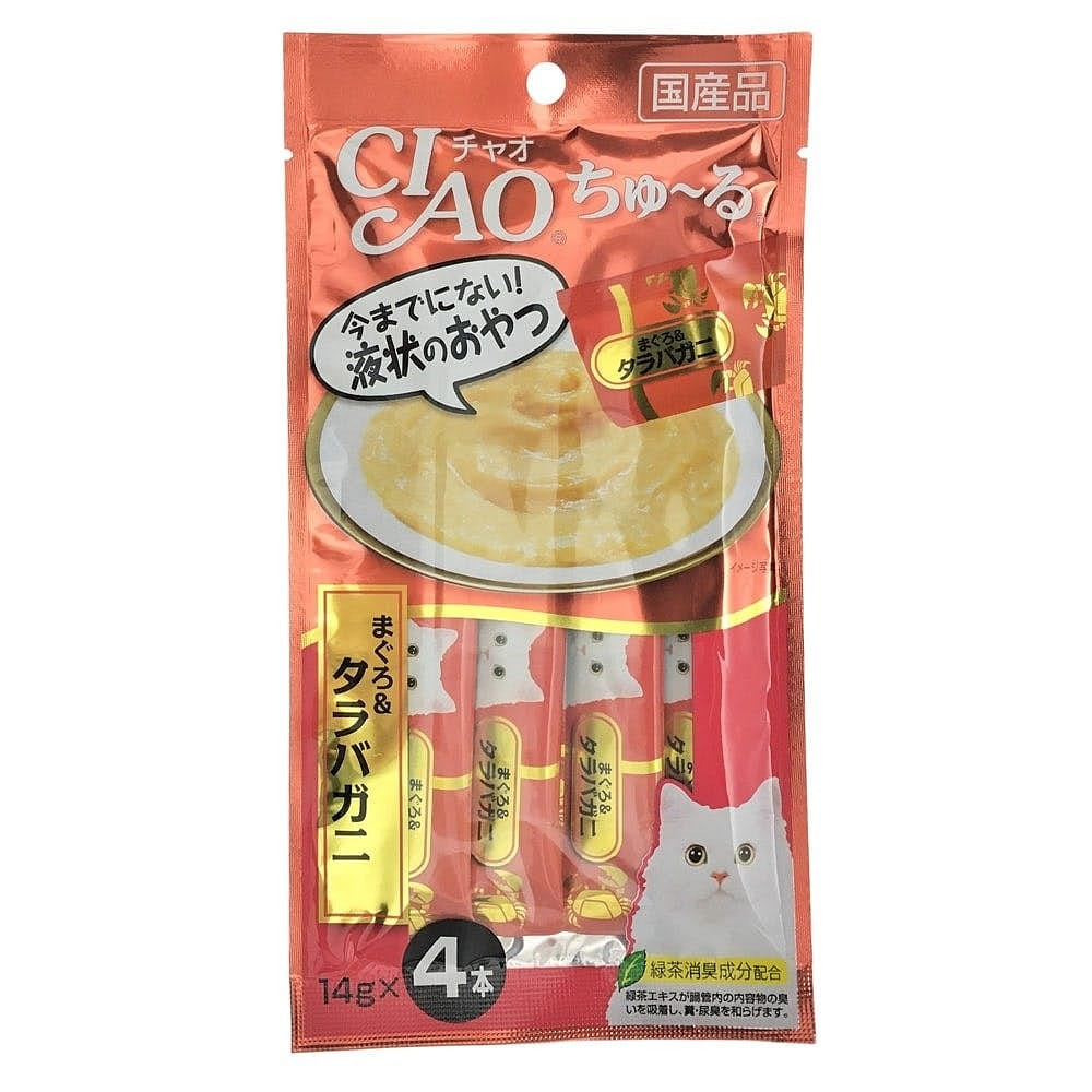 Inaba CIAO Churu Premium Cat Treats 14g*4pcs. 1 개