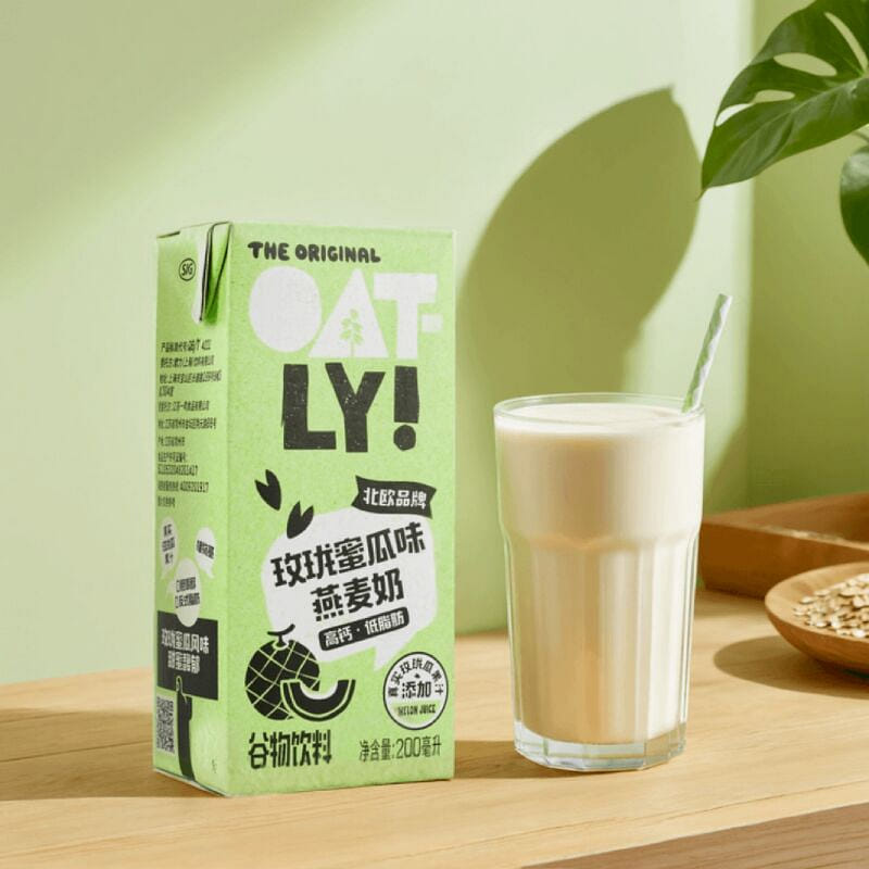 Melon Cantaloupe Flavored Oat Milk 200 밀리리터