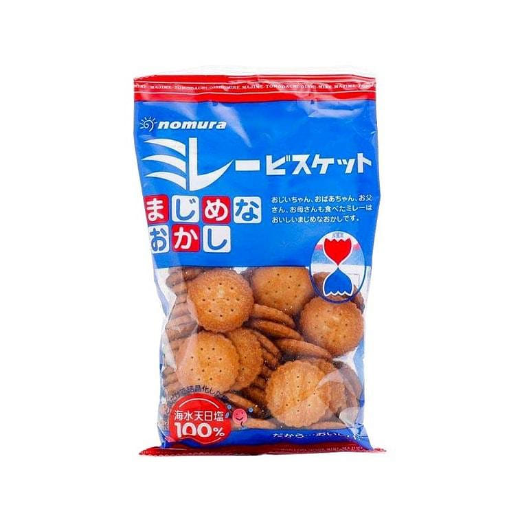 NOMURA Millet Nature Salt Original Flavor Biscuit 120g 1 pack 1 ส่วน