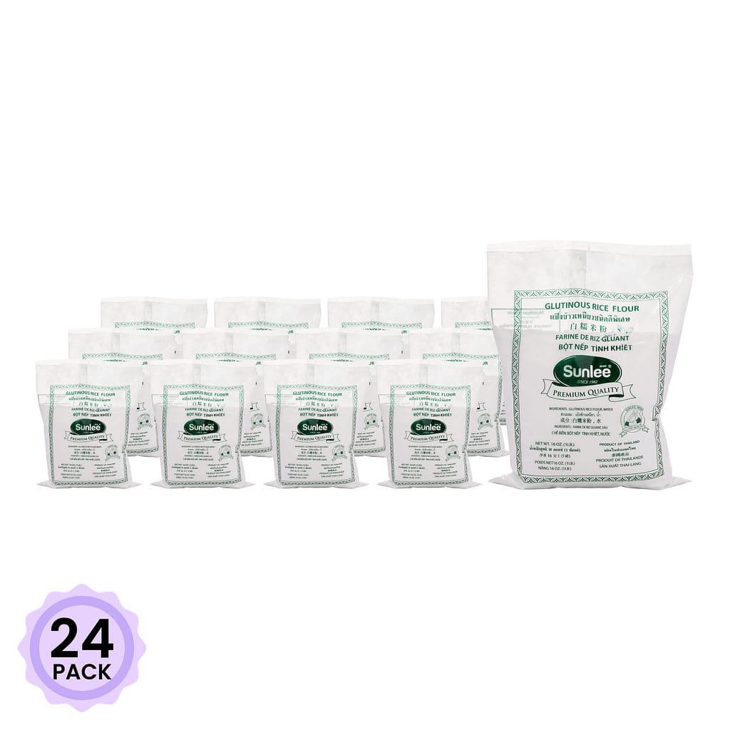 Sunlee Glutinous Rice Flour 16 oz*24 pack