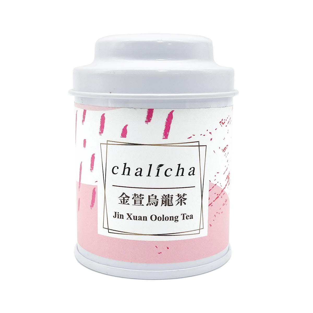 MINATO Jin Xuan Oolong Tea (mini round white tin) 25 그램