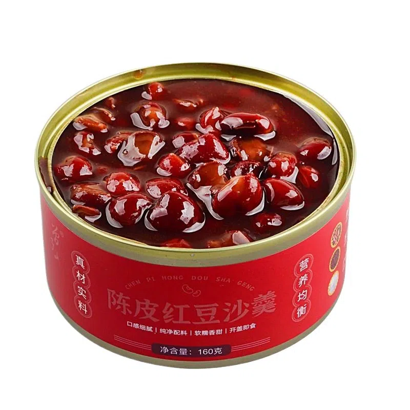 Zengzishan tangerine peel and red bean paste soup can be opened and eaten breakfast porridge canned 160g*1 can 160 그램