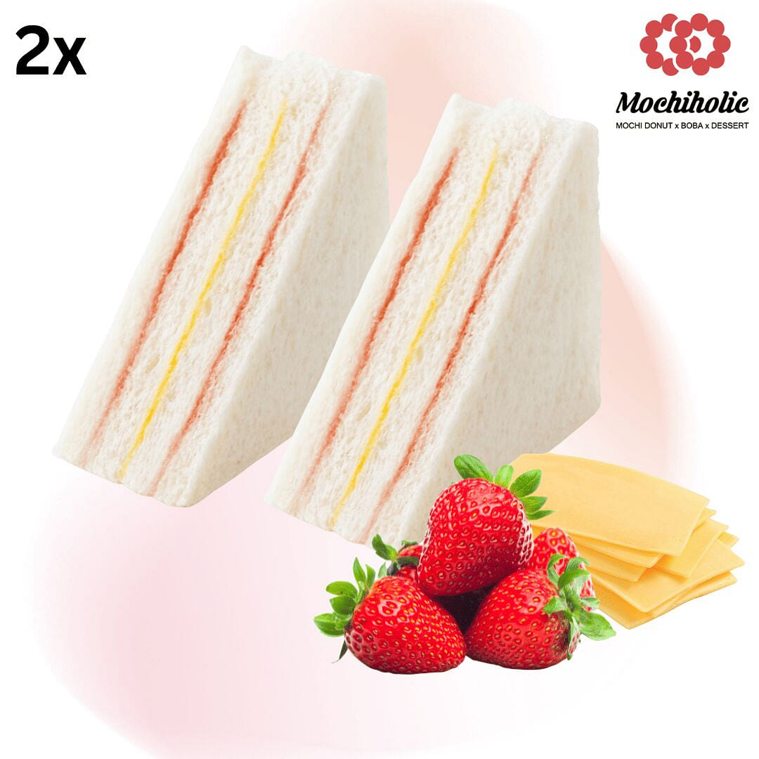 Strawberry Milk Cream & Cheese Sandwich - 2 Pac 1 each