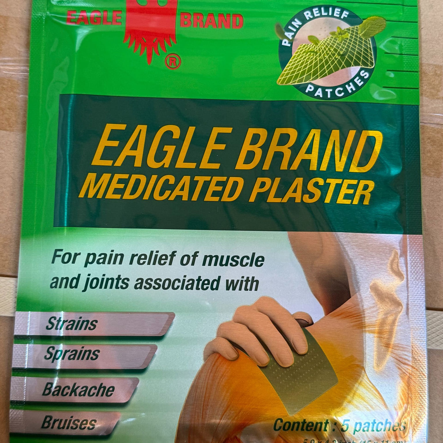 EAGLE Brand Medicated Plaster 5 count