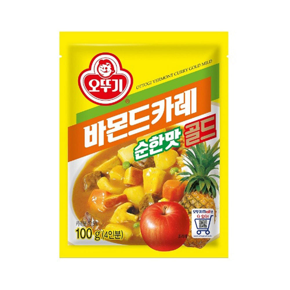 오뚜기 바몬드 카레 골드 순한맛 100g 1 개