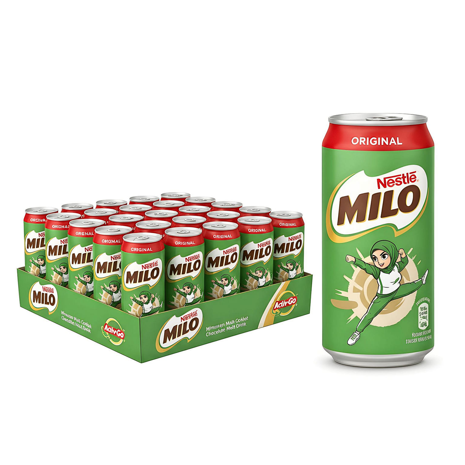 Nestle Milo Vị Nguyên Bản 240ml (Thùng 24 Lon) 1 each