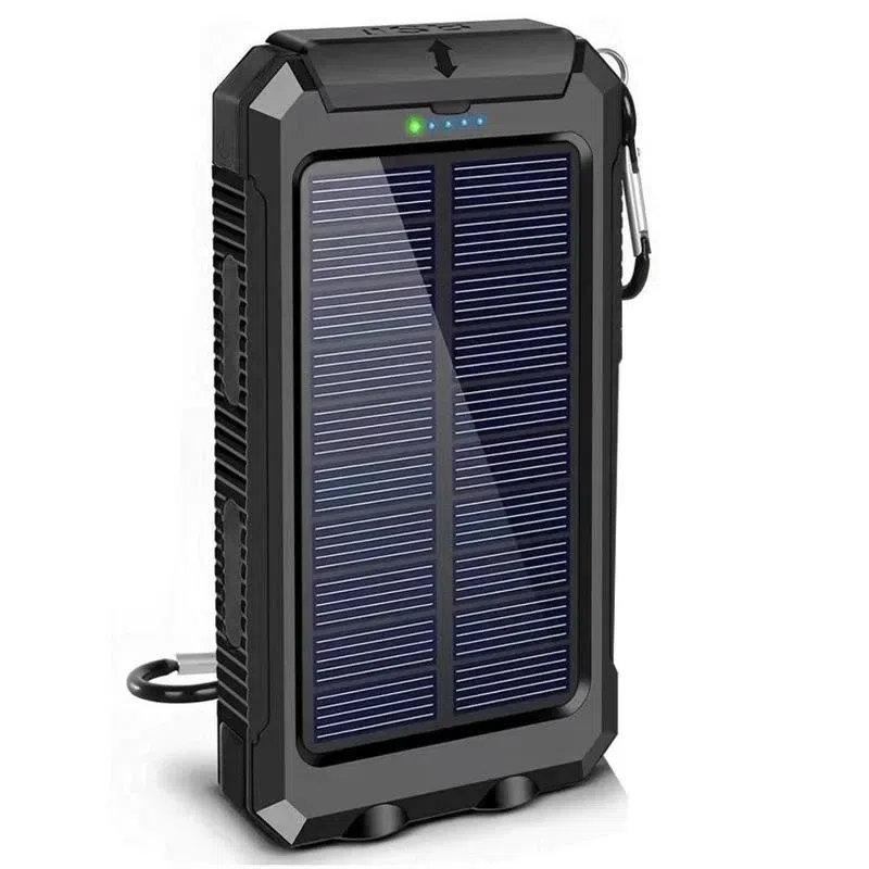 10000mAh Solar Power Bank Portable Charger with Du 1 pack