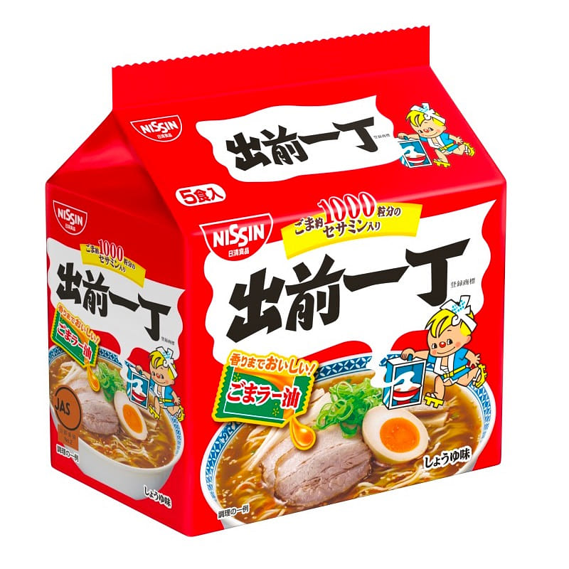 NISSIN DEMAE Ramen Noodles Soy Sauce Japan 510g 1 ส่วน