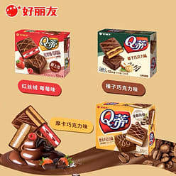 ORION Q-D Cake Hazelnut Chocolate Flavor 28g*6 pieces per box. 168 g