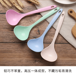 2 Count-Plastic Thickened Long-Handled Soup Ladle 2 count