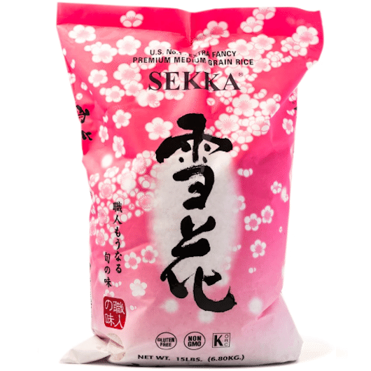 Sekka 优质日本中粒米 15 磅 1 份
