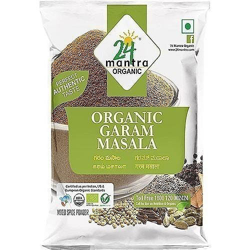 24 Mantra Organic Garam Masala, 1.75 oz pouch 1.75 オンス