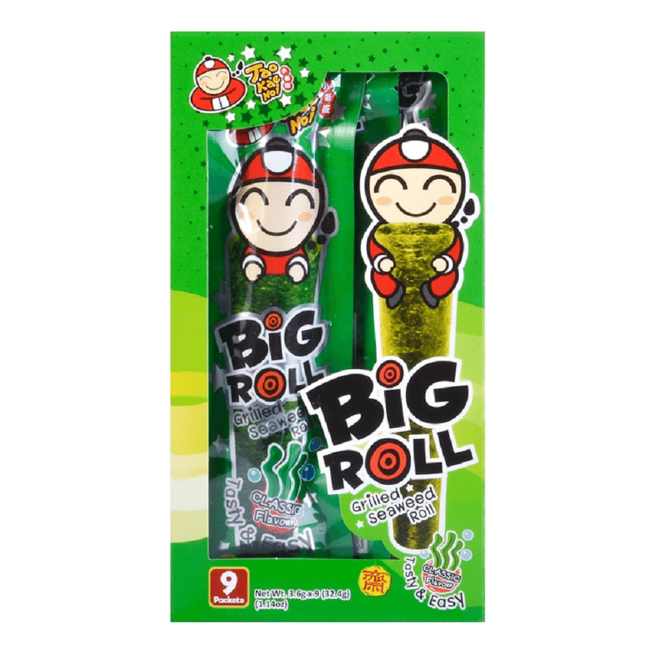 Big Roll Grilled Seaweed Roll Original Flavor 27g 1 กล่อง