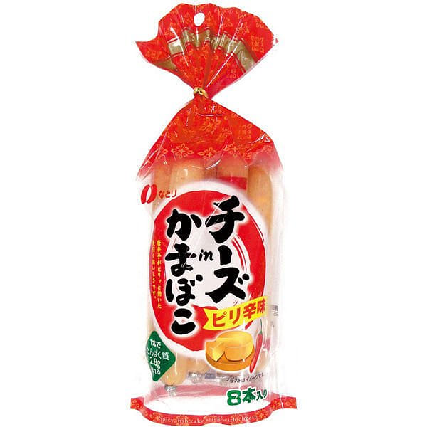 Natori Spicy Cheese Fish Sausage 8pcs 232g 1 each