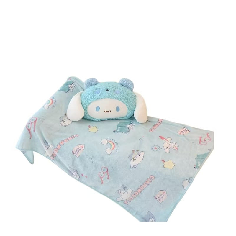 Pillow Blanket Cute Cartoon Portablesoft Comfortablesofa Pillow- Cinnamoroll 1Pc 1 ส่วน